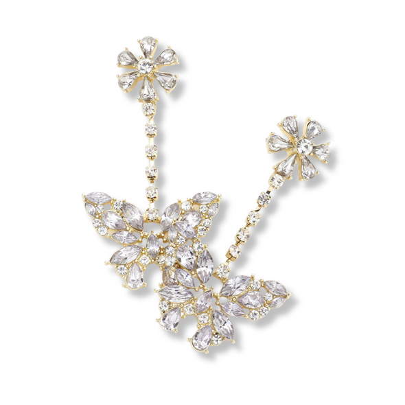 Butterfly Cluster Earrings