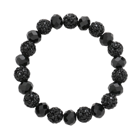 Shamballa Bead & Ball Stack