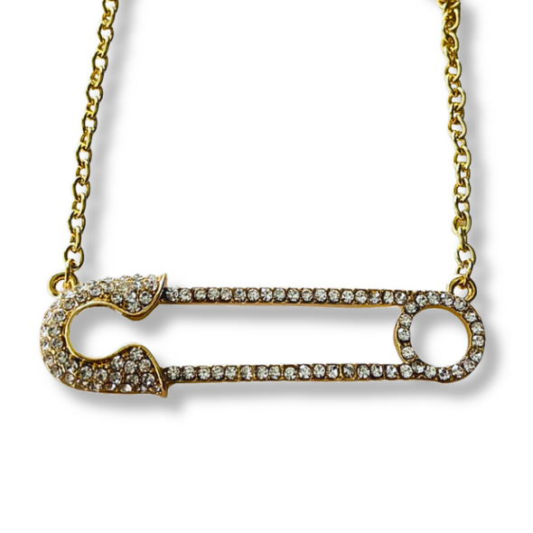 Safety Pin Necklace