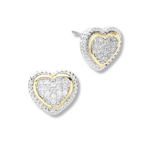 Heart Stud Earrings