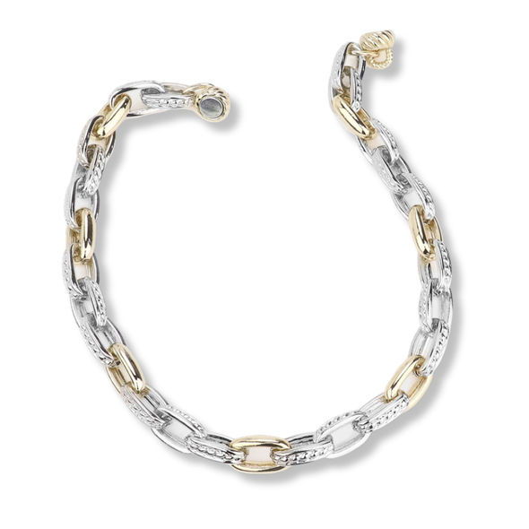 Two Toned Chunky Magnetic Necklace