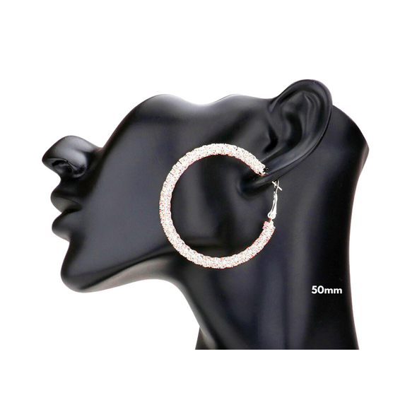 Rhinestone Hoops